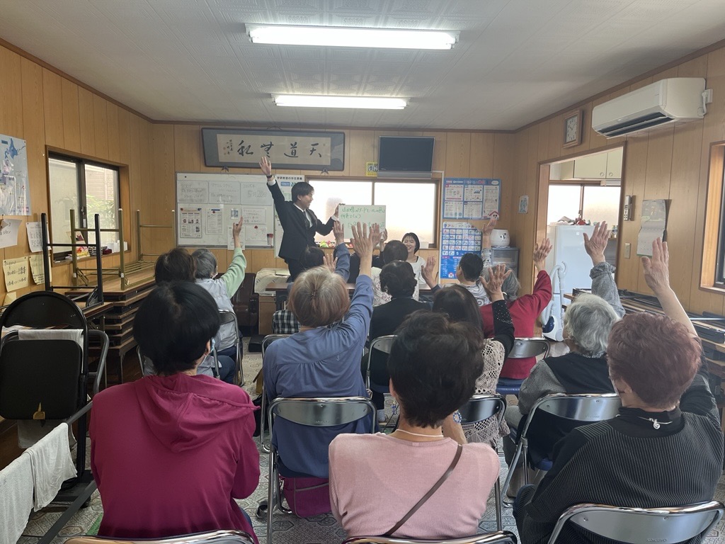 ふれあい・いきいきサロンでの活動の様子