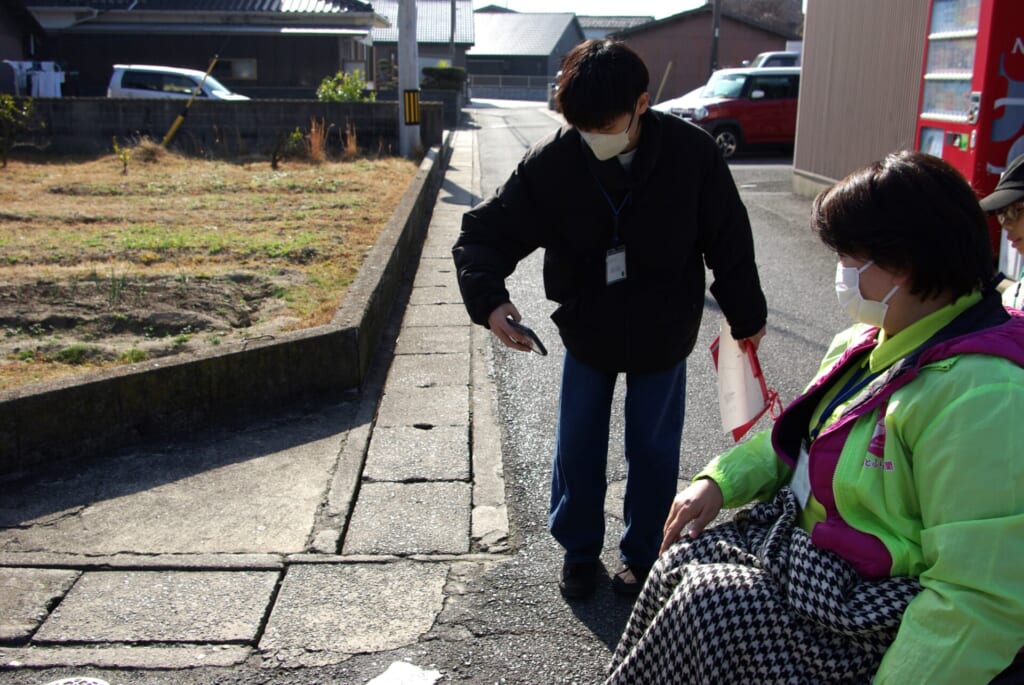 フィールドワークの様子